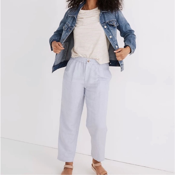 Madewell Pants - MADEWELL Linen Blend Track Trousers